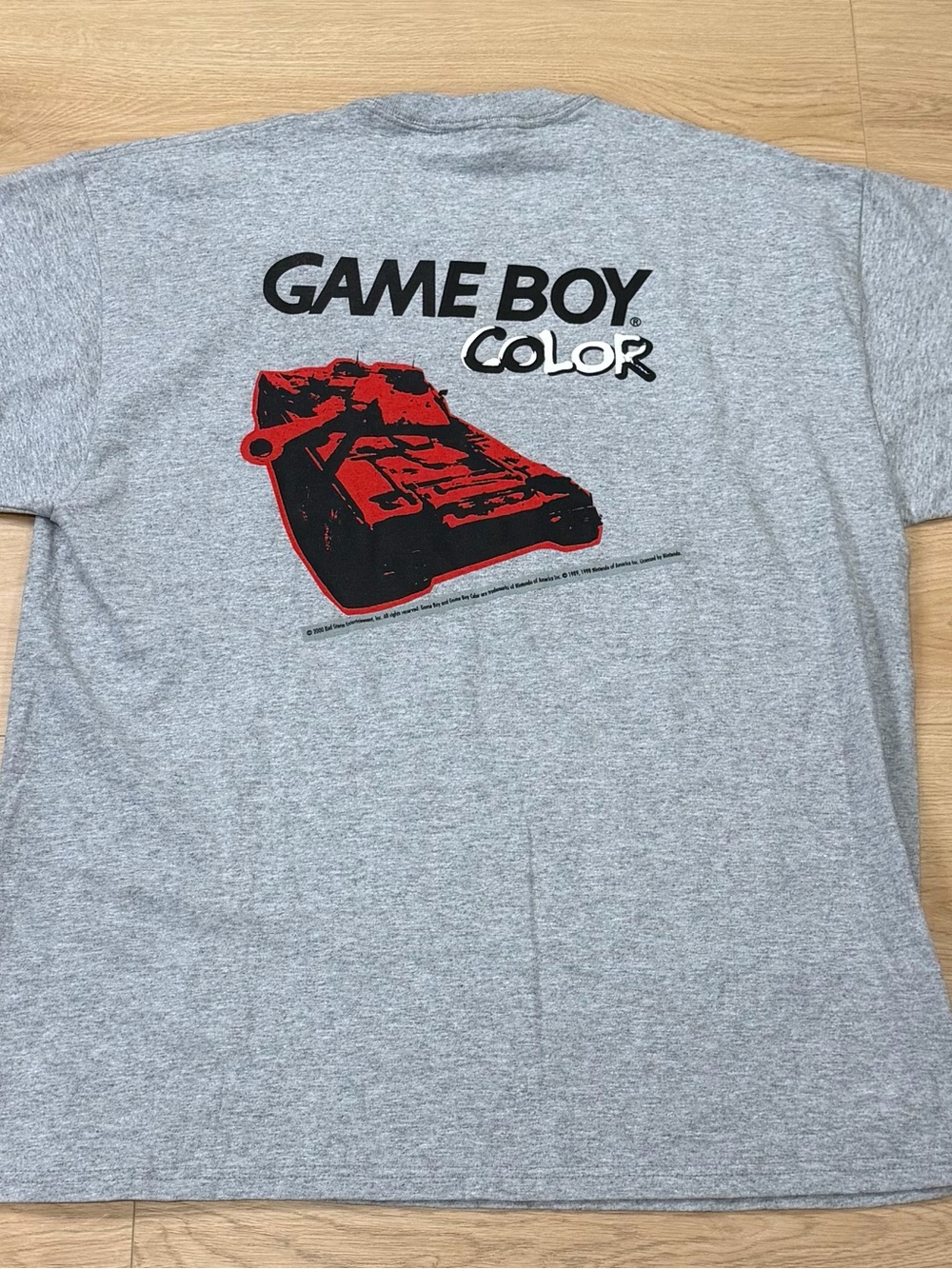 RARE 00s Vintage “Force 21” Game boy Color Promo T Shirt Mens XLarge